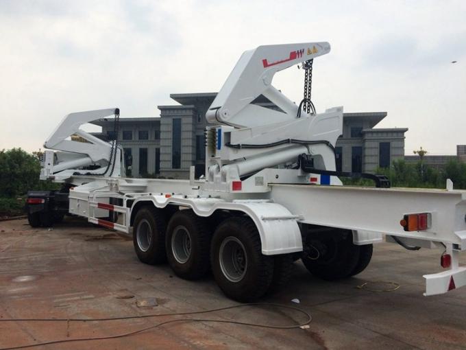 Side Loading Chassis 20 FT Container Skeleton Slide Chassis XCMG Hydraulic Self-Loading ...